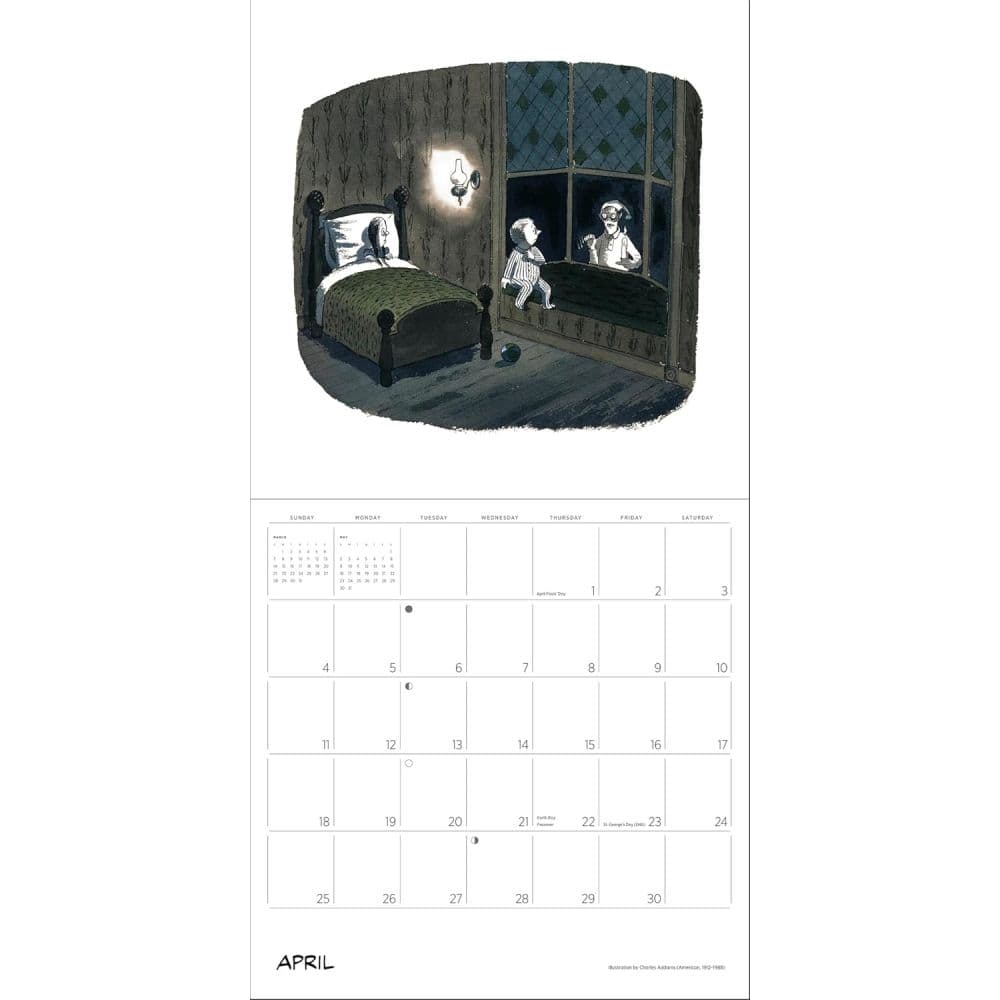 The Addams Family 2027 Wall Calendar Fourth Alternate Image