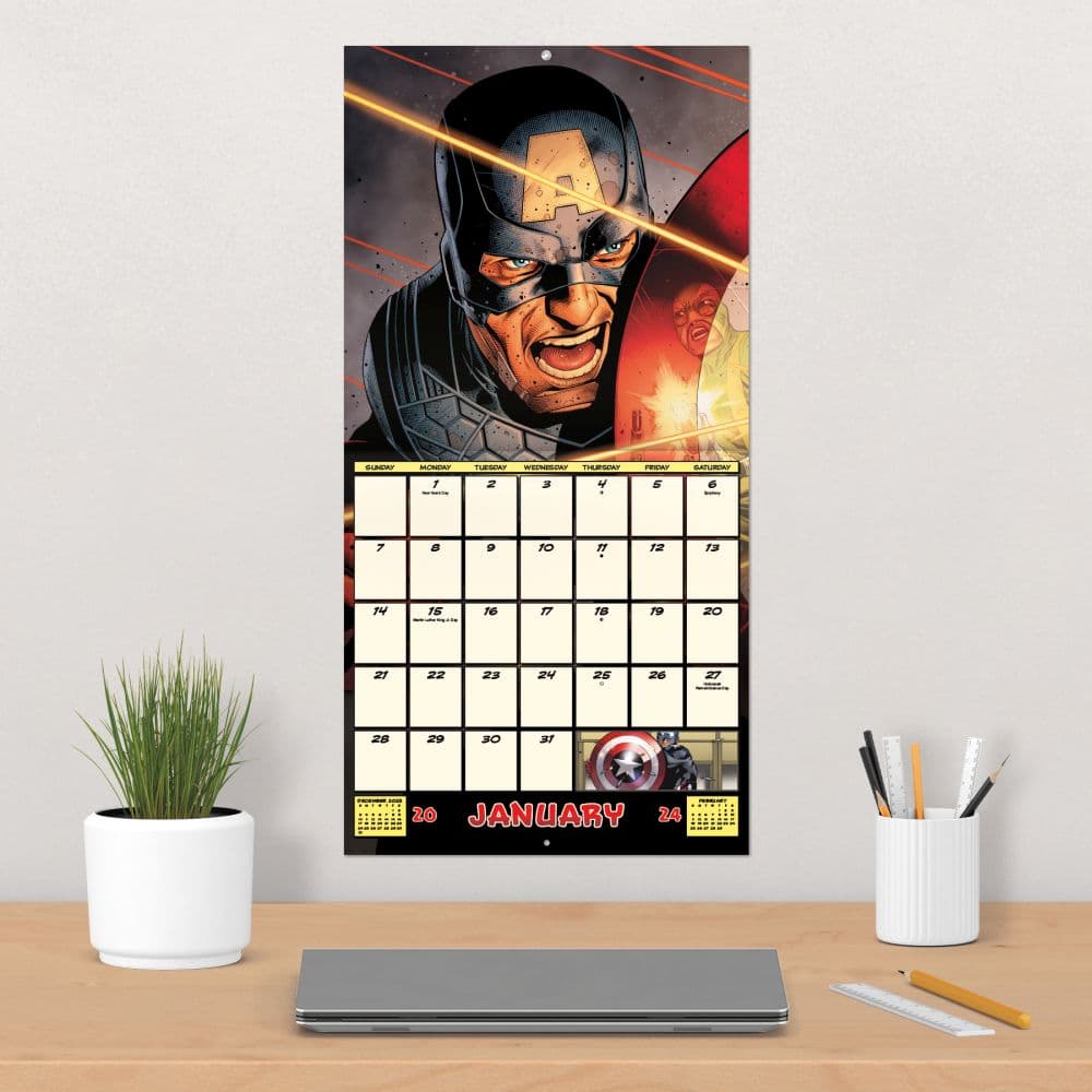 Marvel Avengers 2024 Wall Calendar Alternate Image 5