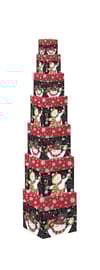 image Chalkboard Snowman Decorative Boxes by Susan Winget Main Image