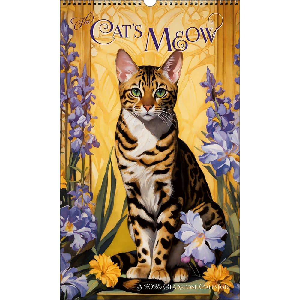 Cats Meow 2025 Poster Wall Calendar - Calendars.com