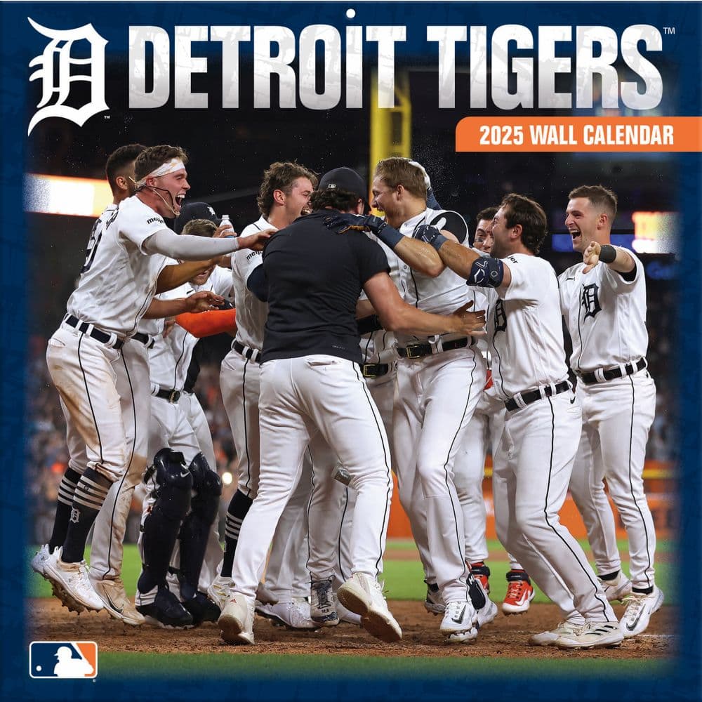 image MLB Detroit Tigers 2025 Wall Calendar Main Image