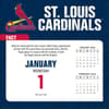 image MLB St Louis Cardinals 2025 Desk Calendar First Alternate Image