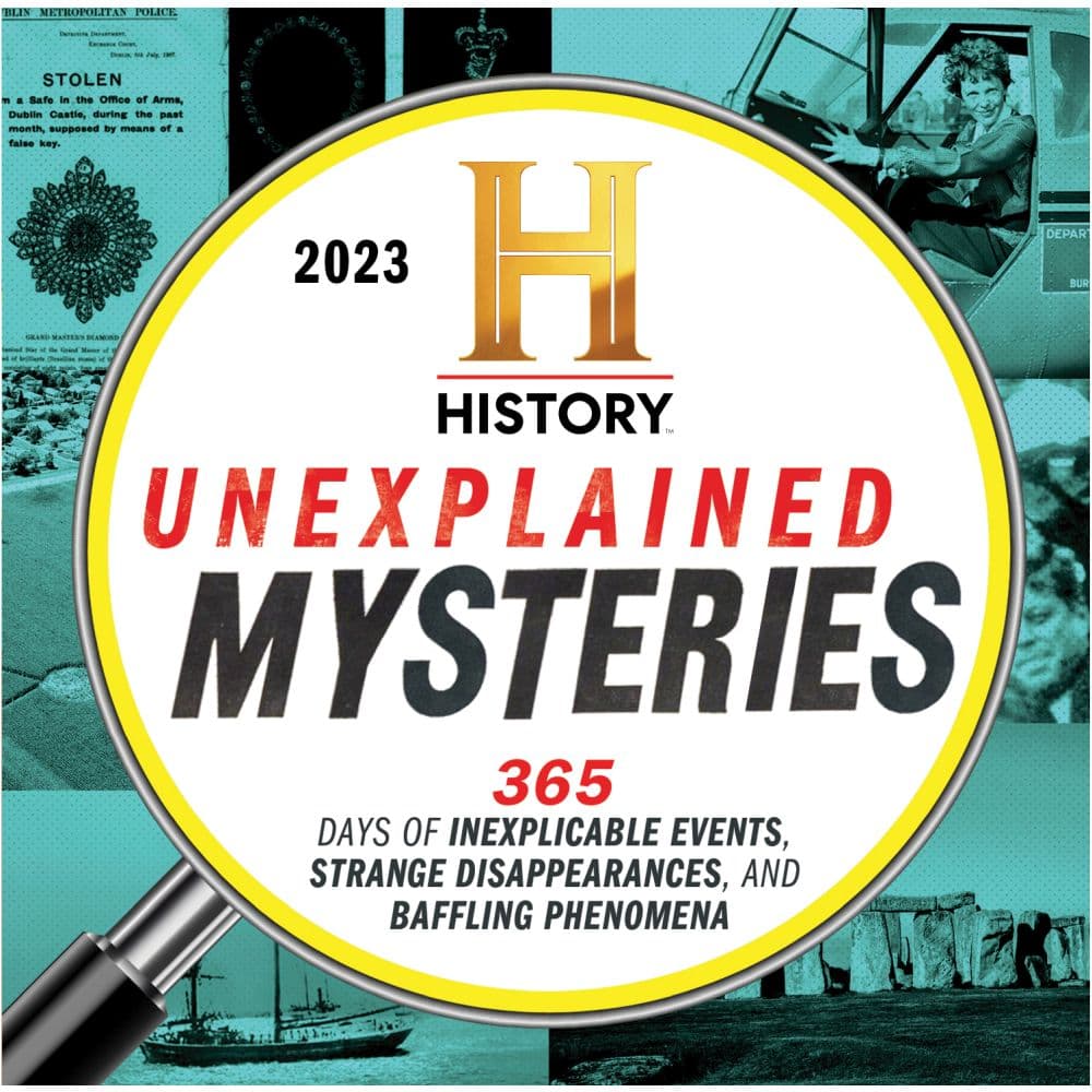 Sourcebooks History Channel Unexplained Mysteries 2023 Desk Calendar