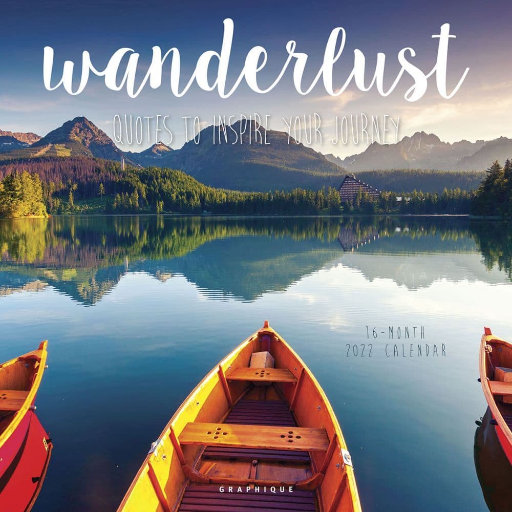 Wanderlust 2022 Wall Calendar - Calendars.com