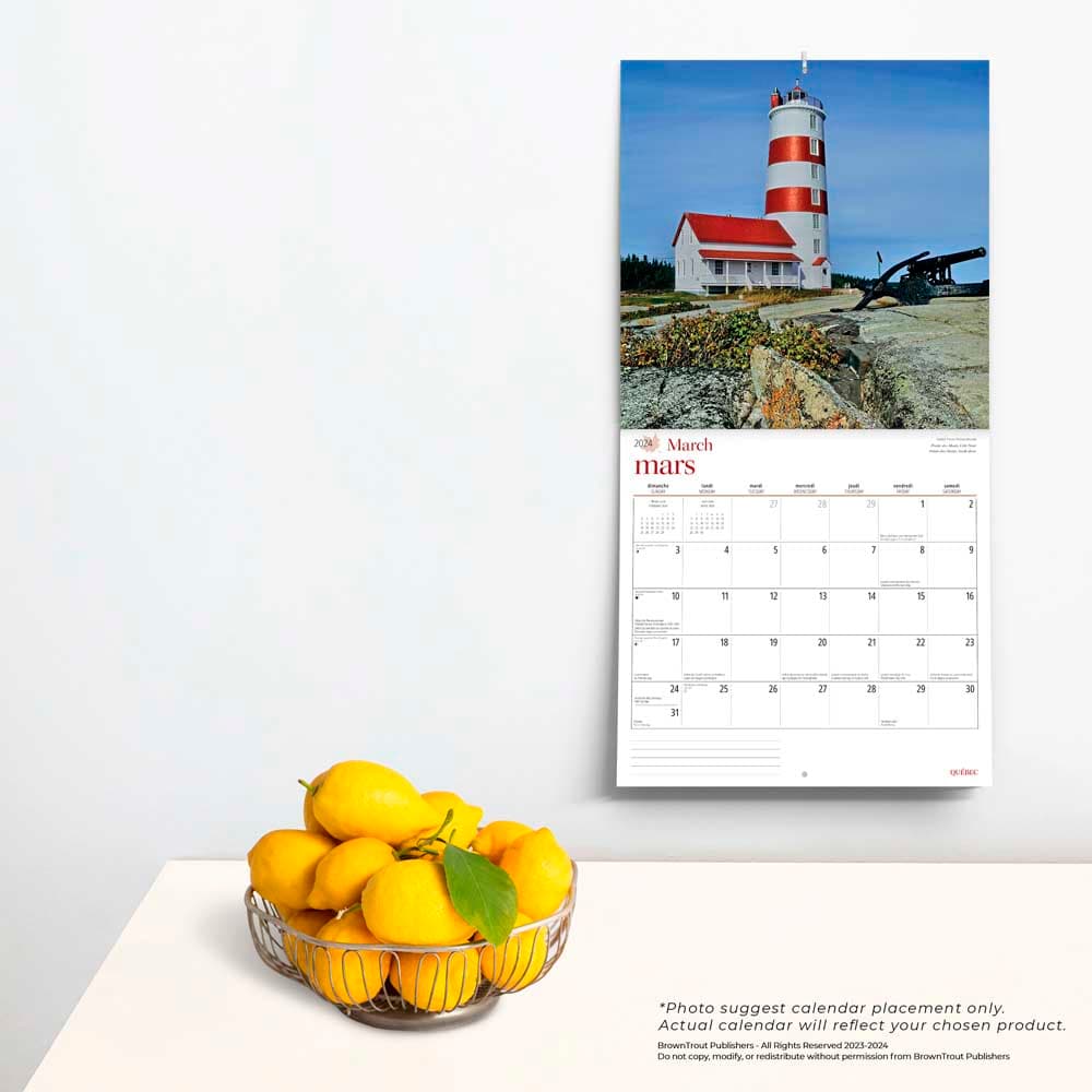Quebec 2024 Wall Calendar - Calendars.com