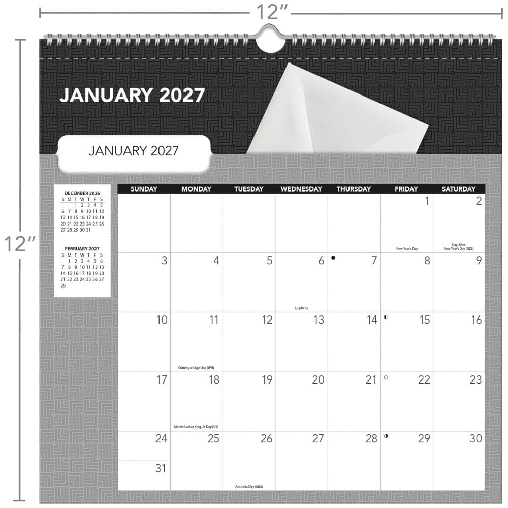 Office 2027 File It Wall Calendar Fourth Alternate Image