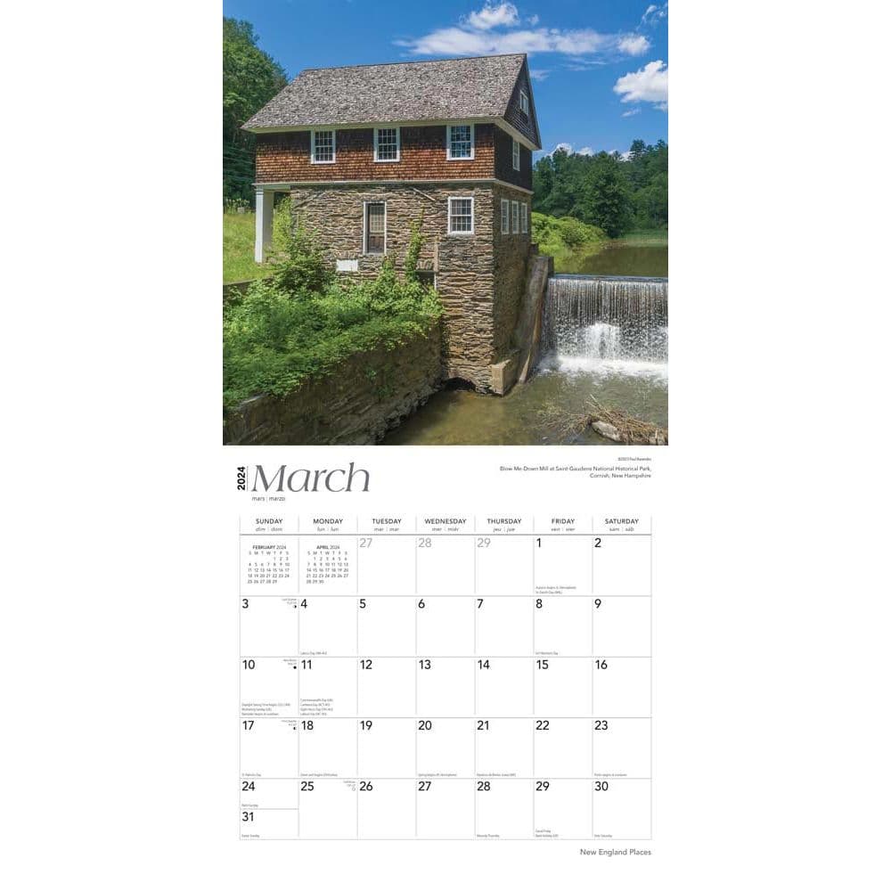 New England Places 2024 Wall Calendar Second Alternate Image width=&quot;1000&quot; height=&quot;1000&quot;