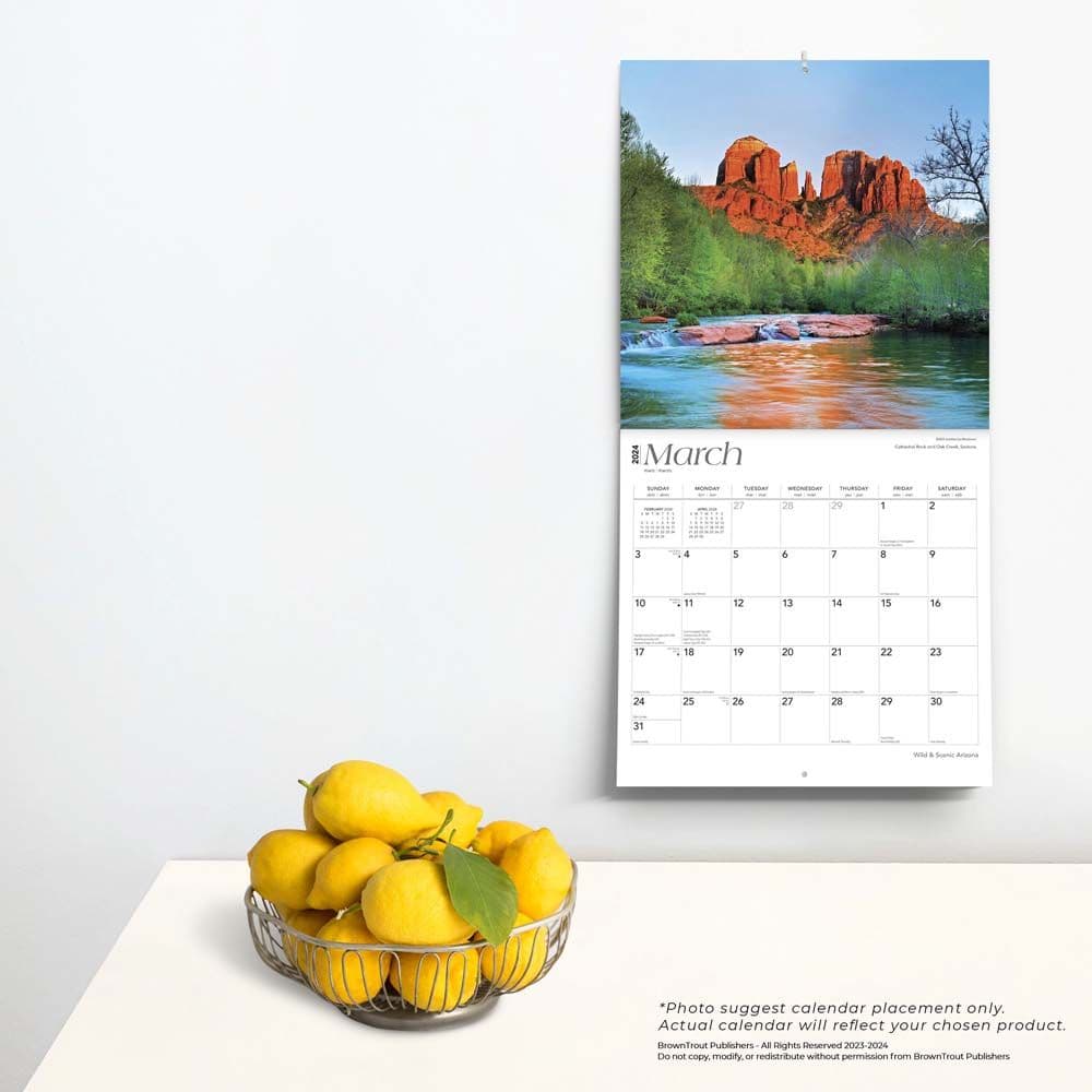 Arizona Wild and Scenic 2024 Wall Calendar Third Alternate  Image width=&quot;1000&quot; height=&quot;1000&quot;
