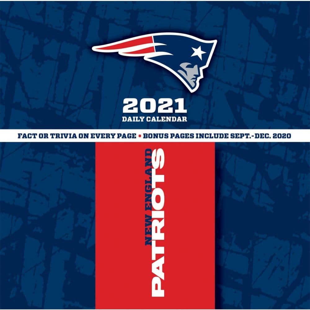 New England Patriots Desk Calendar