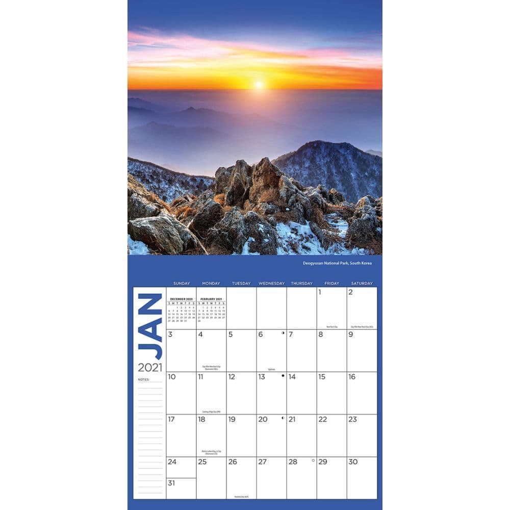 National Parks Wall Calendar