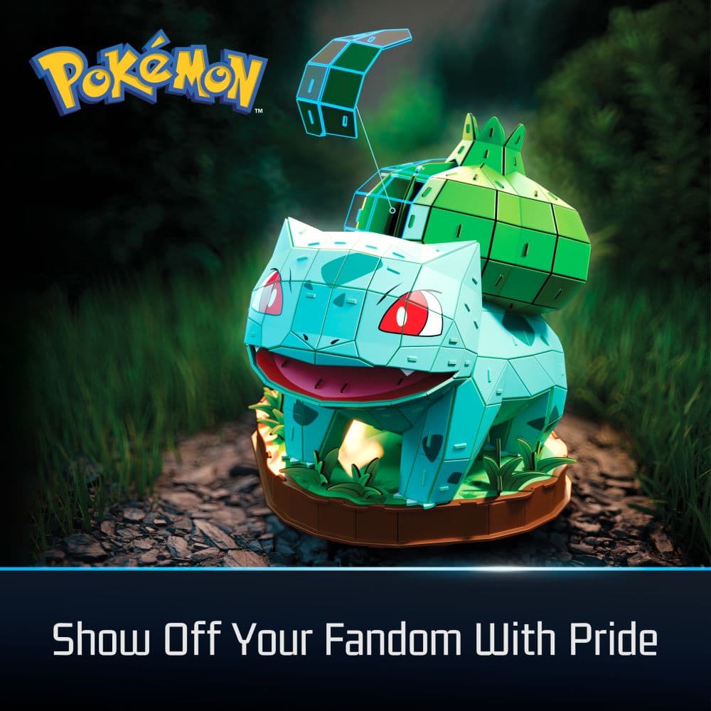 4D Pokemon Bulbasaur 3D Puzzle Fifth Alternate Image