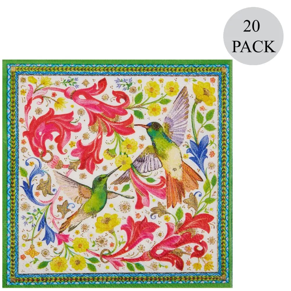 Beautiful Birds Cocktail Napkins Alt1