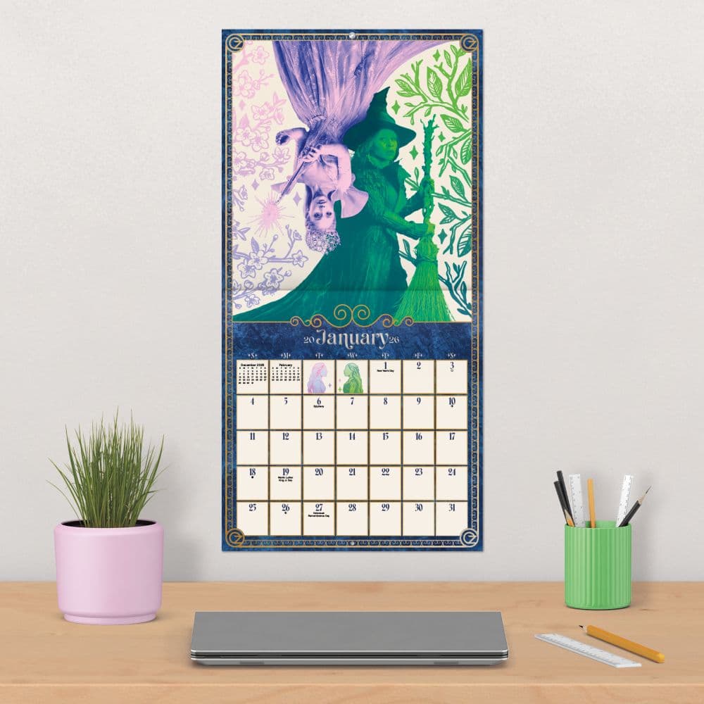 Wicked Movie 2026 Wall Calendar Fourth Alternate Image