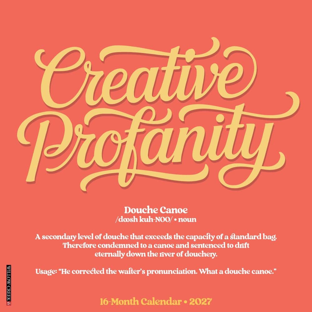 image Creative Profanity 2027 Wall Calendar Main Product Image