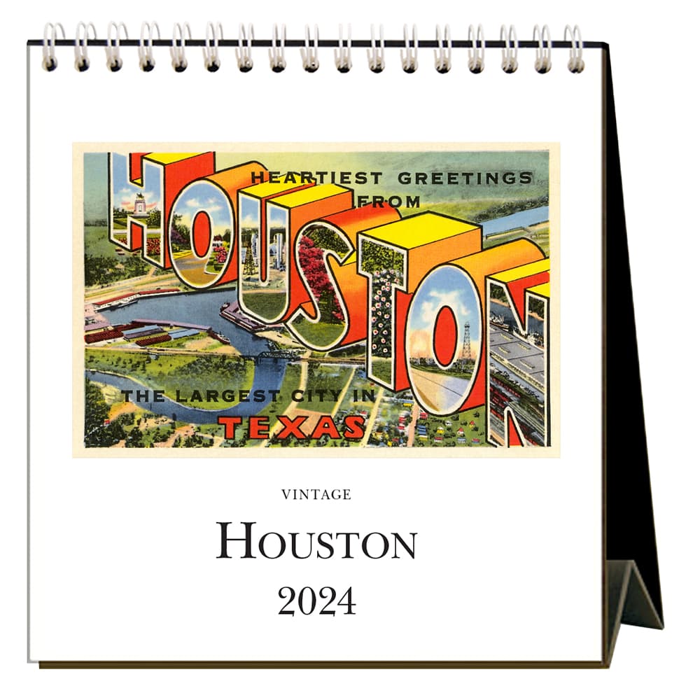 Houston 2024 Easel Desk Calendar Main Product Image width=&quot;1000&quot; height=&quot;1000&quot;