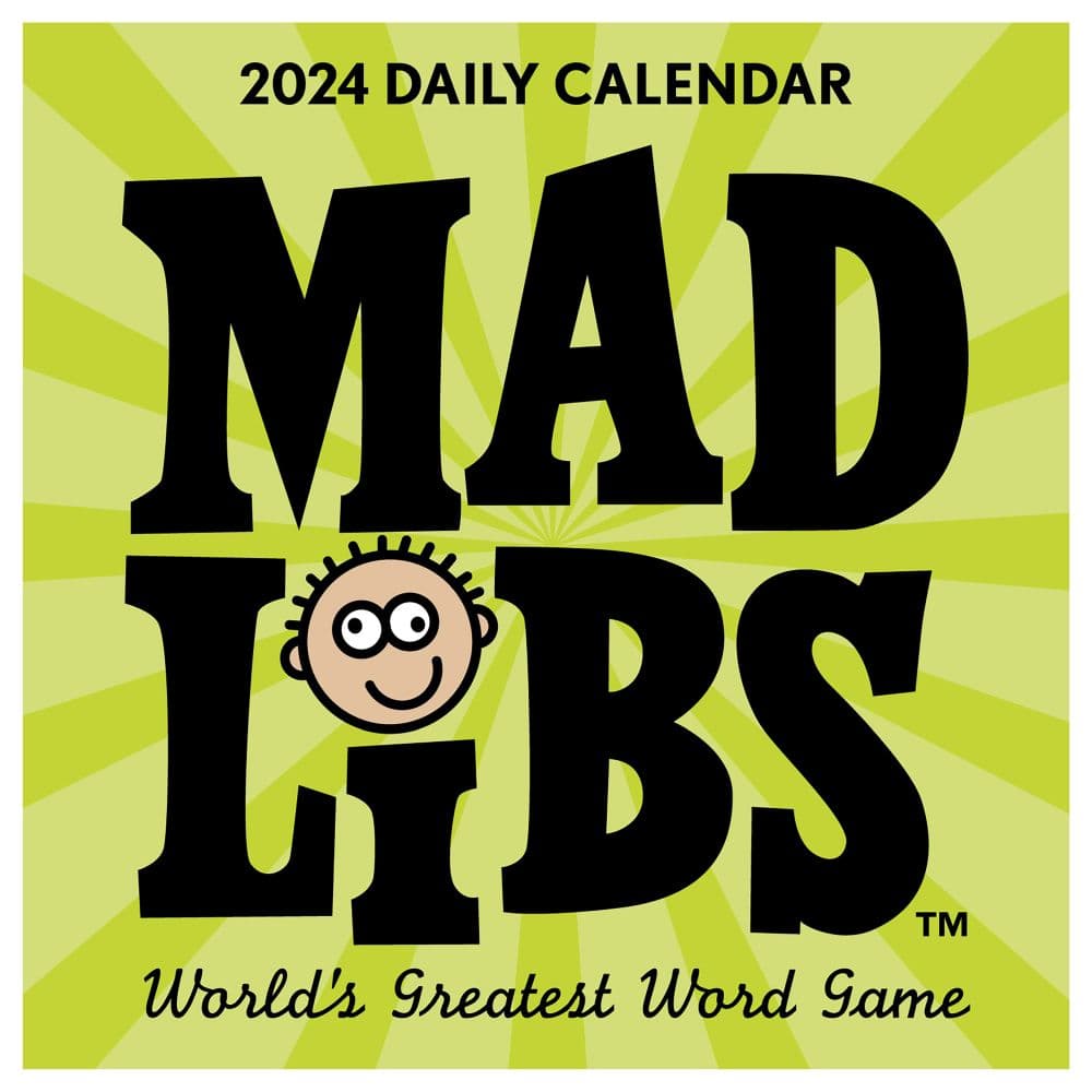 Mad Libs Daily 2024 Desk Calendar Fourth Alternate Image width="1000" height="1000"