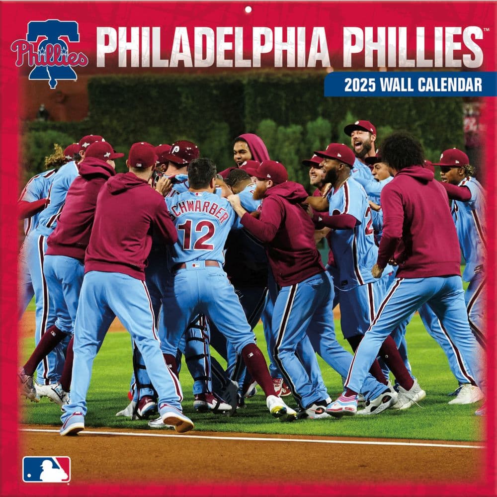 Phillies 2025 Wall Calendar 12 Monthly 2025 Almeda Vittoria