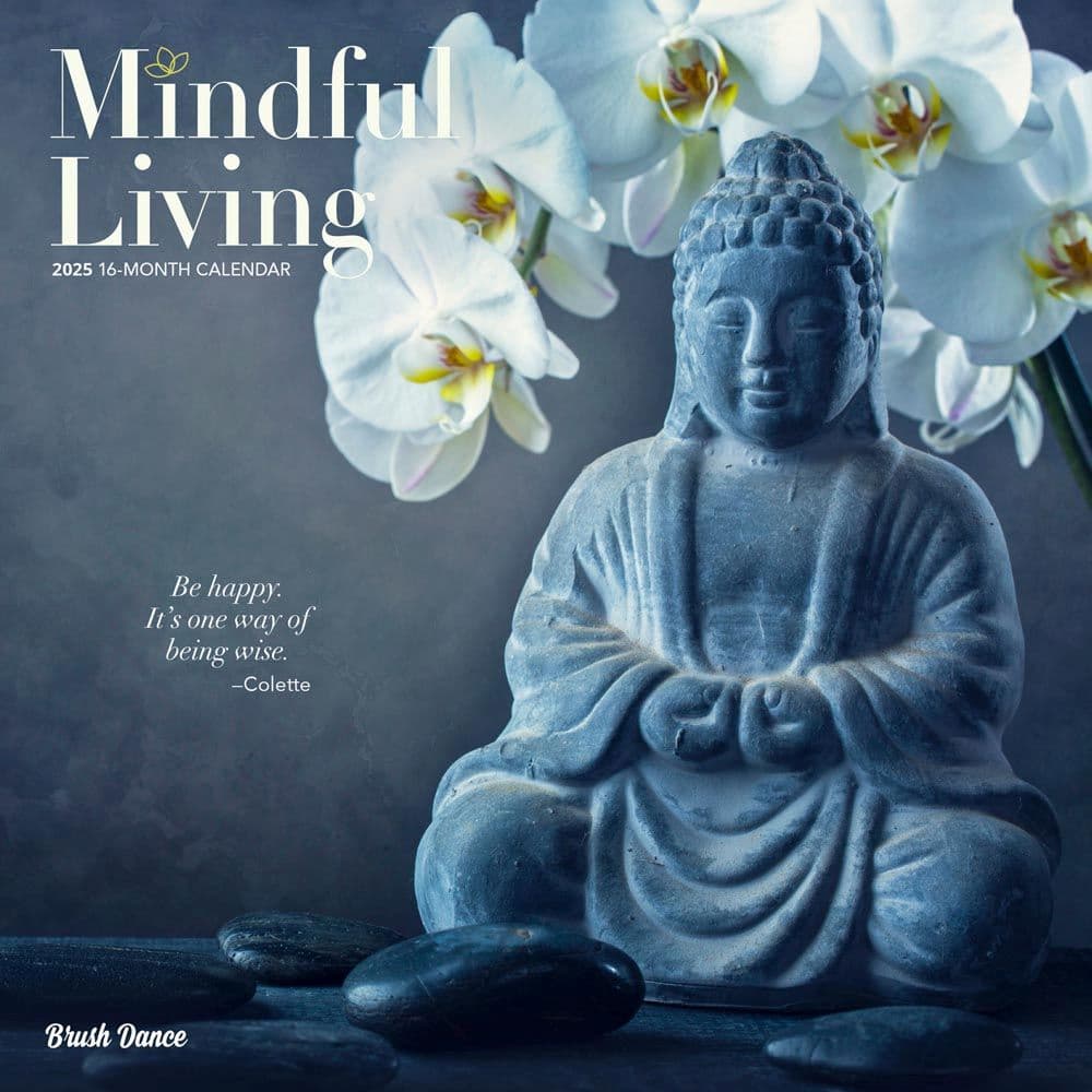 Mindful Living 2025 Wall Calendar