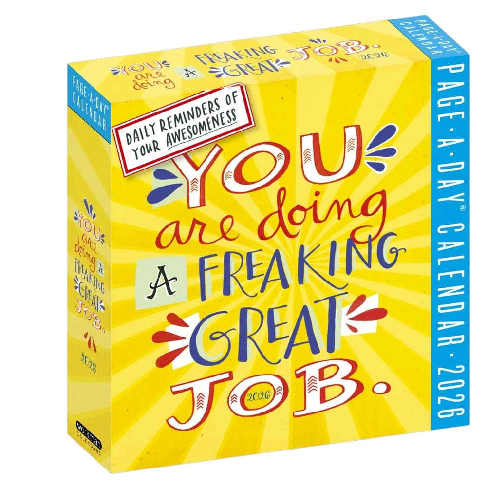 You Are Doing a Great Job 2026 Desk Calendar Main Product Image