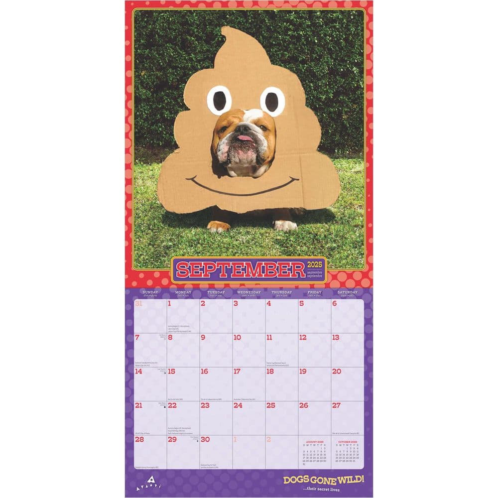 Avanti Dog Days 2025 Wall Calendar Second Alternate Image width=&quot;1000&quot; height=&quot;1000&quot;