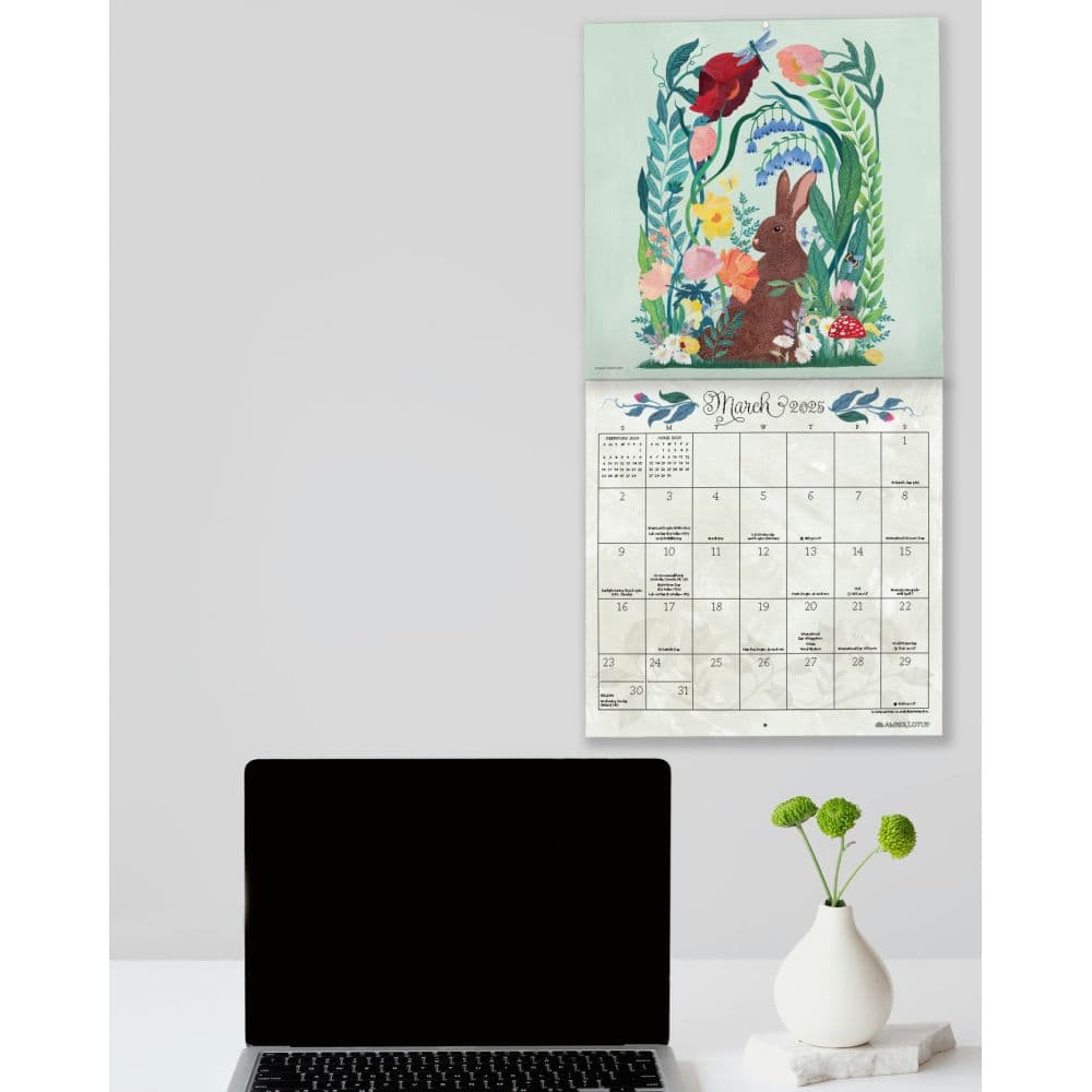 Flora and Fauna 2025 Wall Calendar Fourth Alternate Image