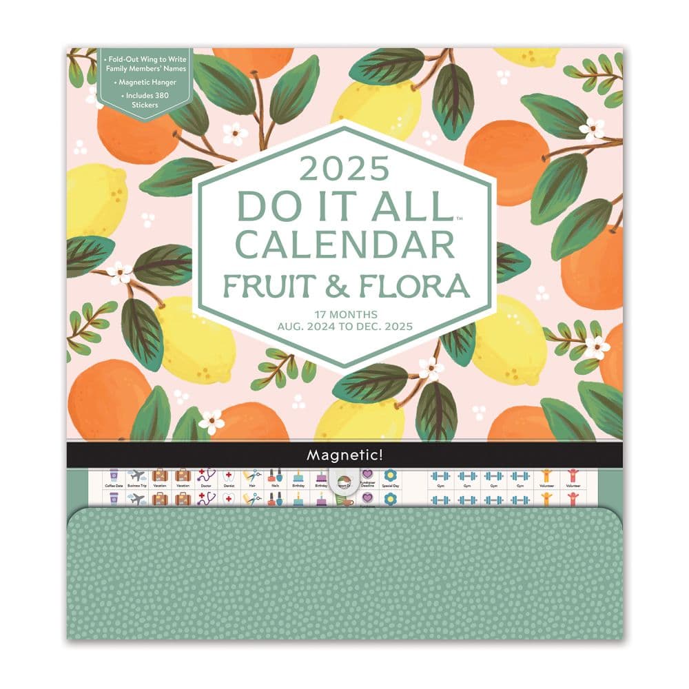 Fruit and Flora Do It All 2025 Wall Calendar Main Product Image width=&quot;1000&quot; height=&quot;1000&quot;