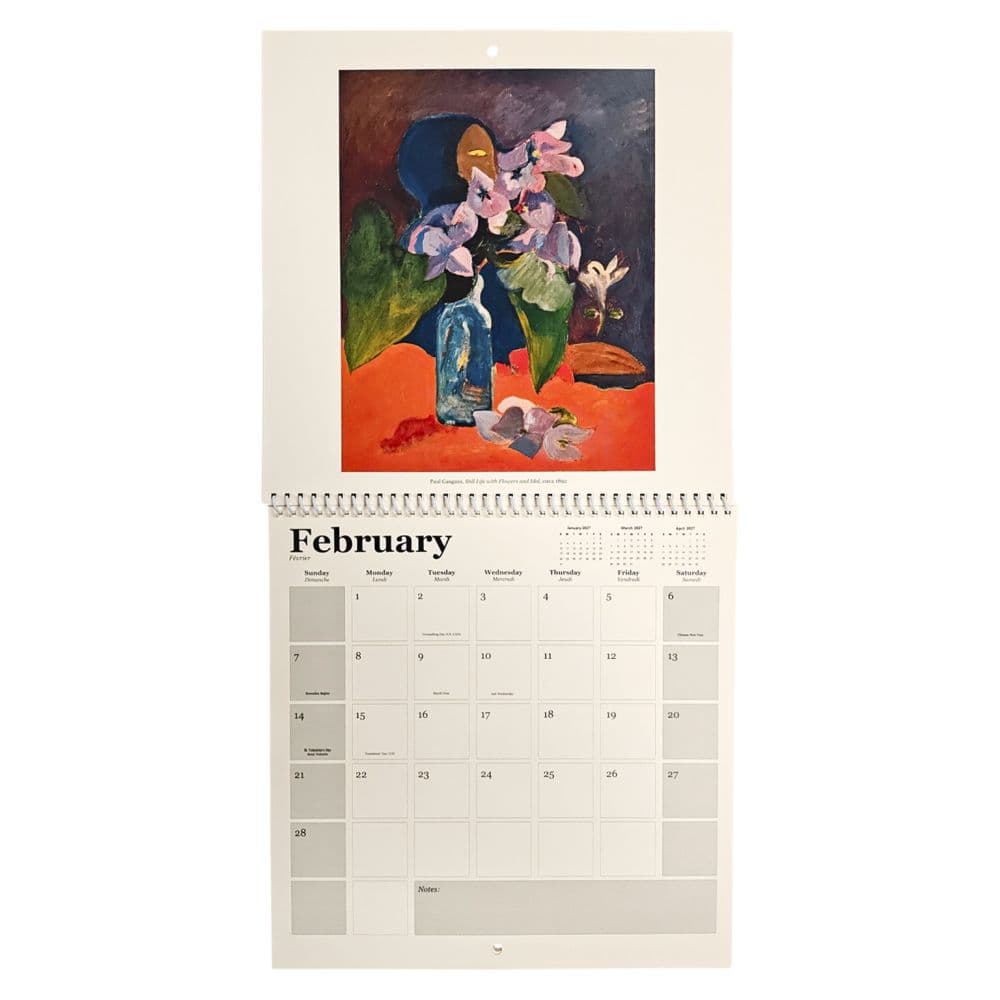 Flowers Square 2027 Wall Calendar Third Alternate Image