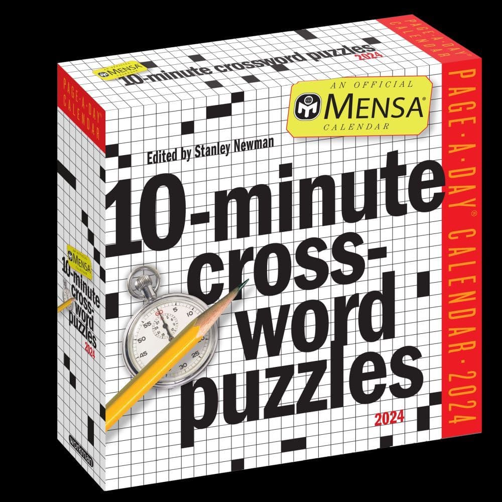 Mensa Crossword 2024 Desk Calendar