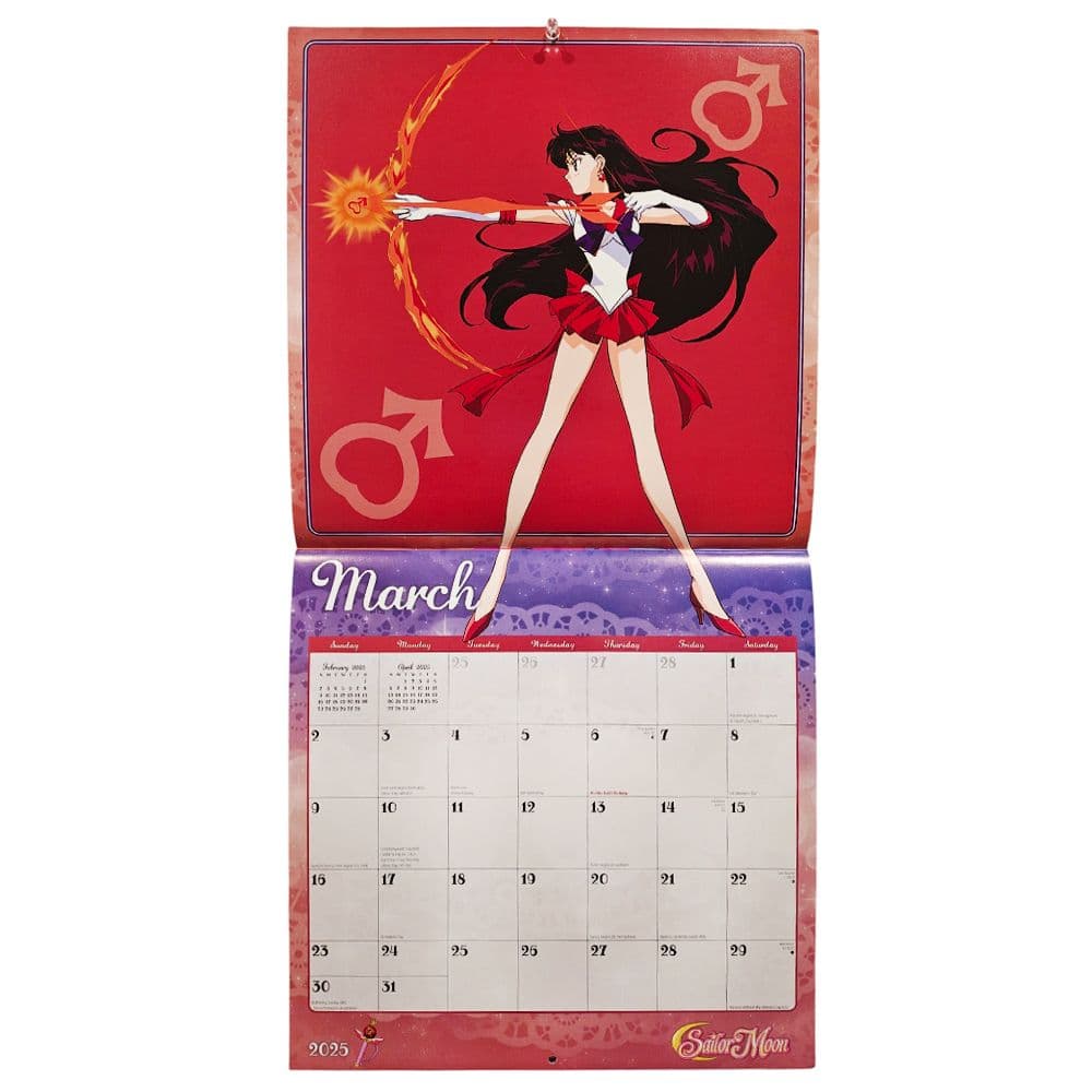 Sailor Moon 2025 Wall Calendar Sixth Alternate Image