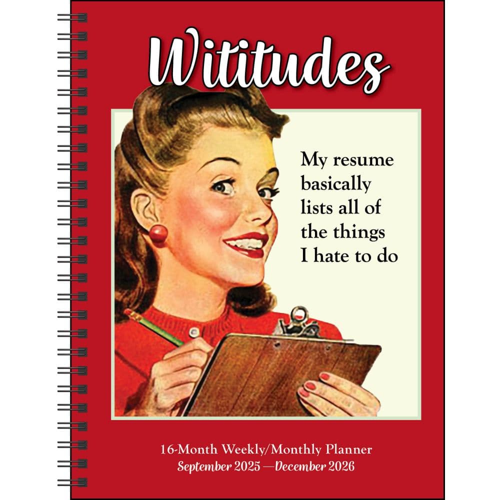 Wititudes 16 Month 2026 Planner Main Image