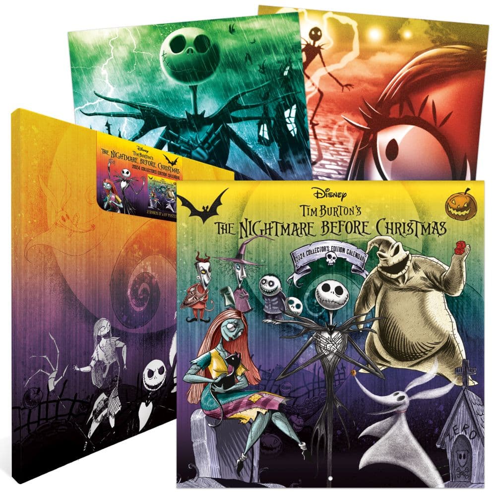 Nightmare Before Collectors Edition 2024 Wall Calendar - Calendars.com