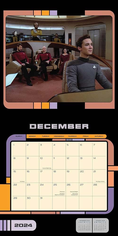 Star Trek Next Generation 2024 Wall Calendar Second Alternate Image width=&quot;1000&quot; height=&quot;1000&quot;