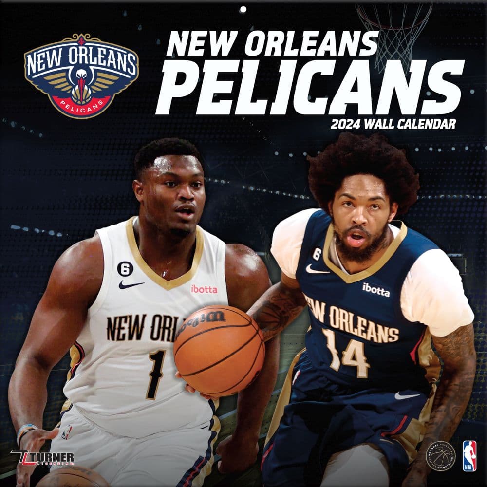 New Orleans Pelicans 2024 Wall Calendar - Calendars.com