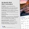 image Canadian National Parks 2026 Mini Wall Calendar Fifth Alternate Image
