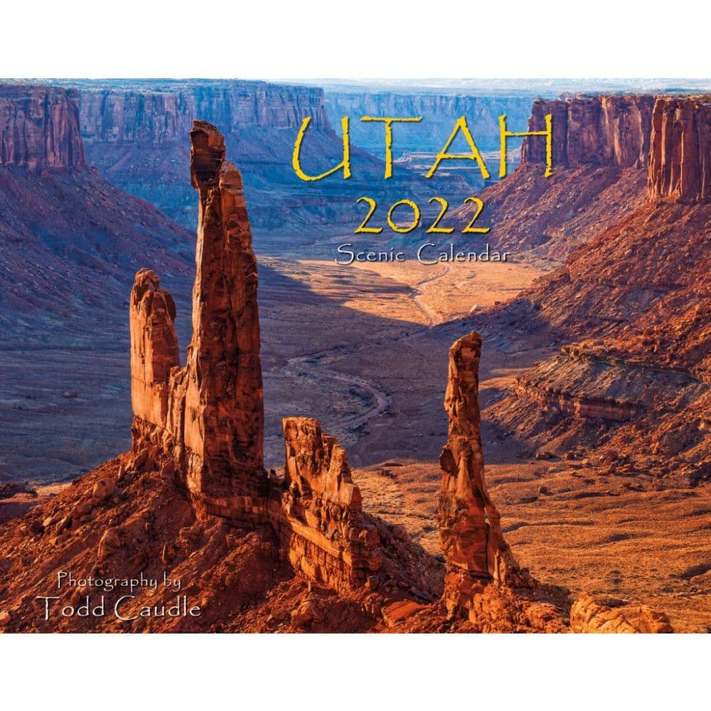 Utah 2022 Scenic Calendar January 2022 Calendar