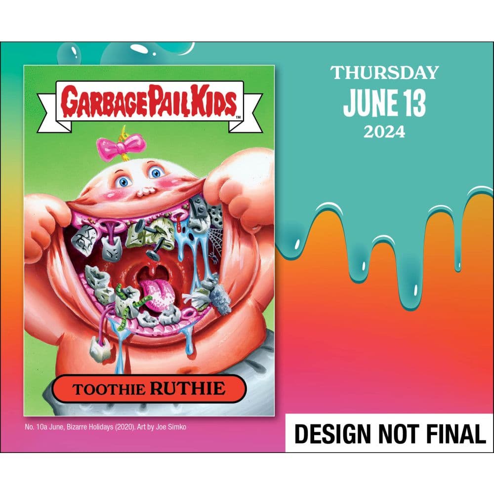 Garbage Pail Kids Bizarre Holidays 2024 Desk Calendar