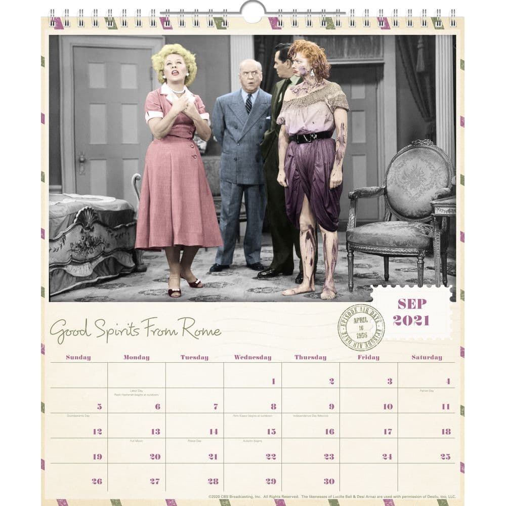 I Love Lucy Special Edition Wall Calendar