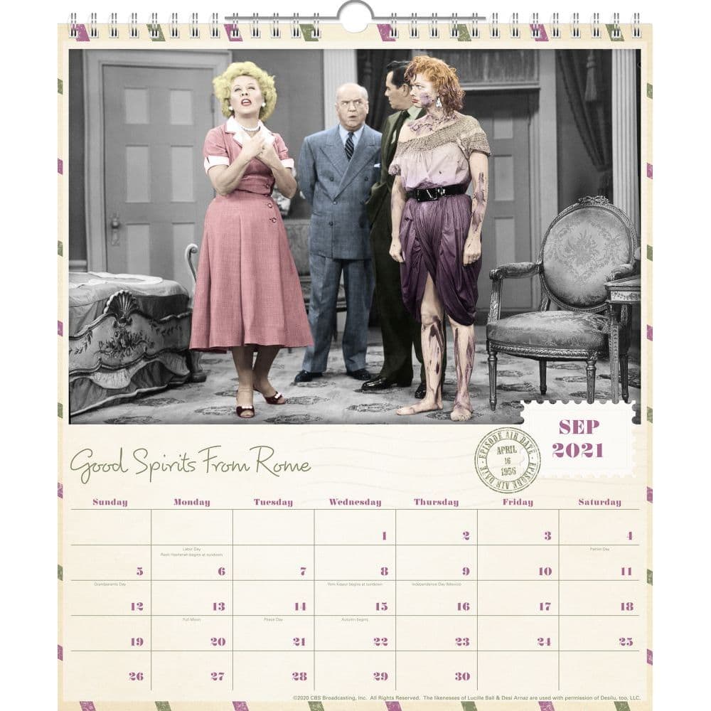 I Love Lucy Special Edition Wall Calendar - Calendars.com