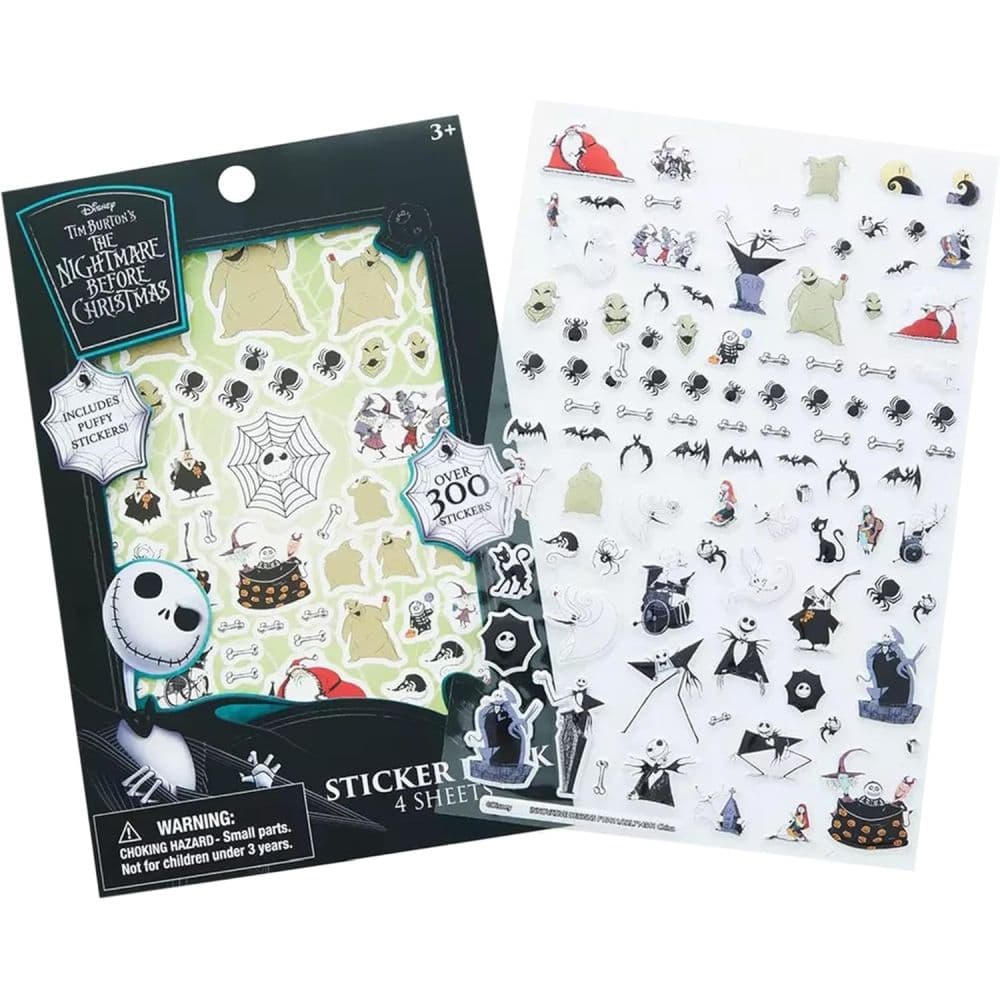 Nightmare Before Xmas Puffy Sticker Book Third Alternate Image