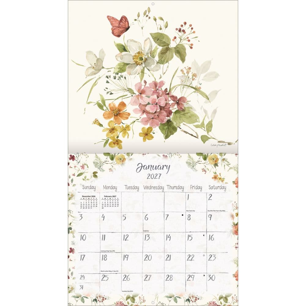 Watercolor Seasons 2027 Wall Calendar by Lisa Audit Second Alternate Image