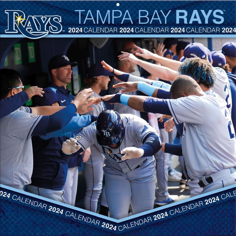 MLB Tampa Bay Rays 2024 Wall Calendar
