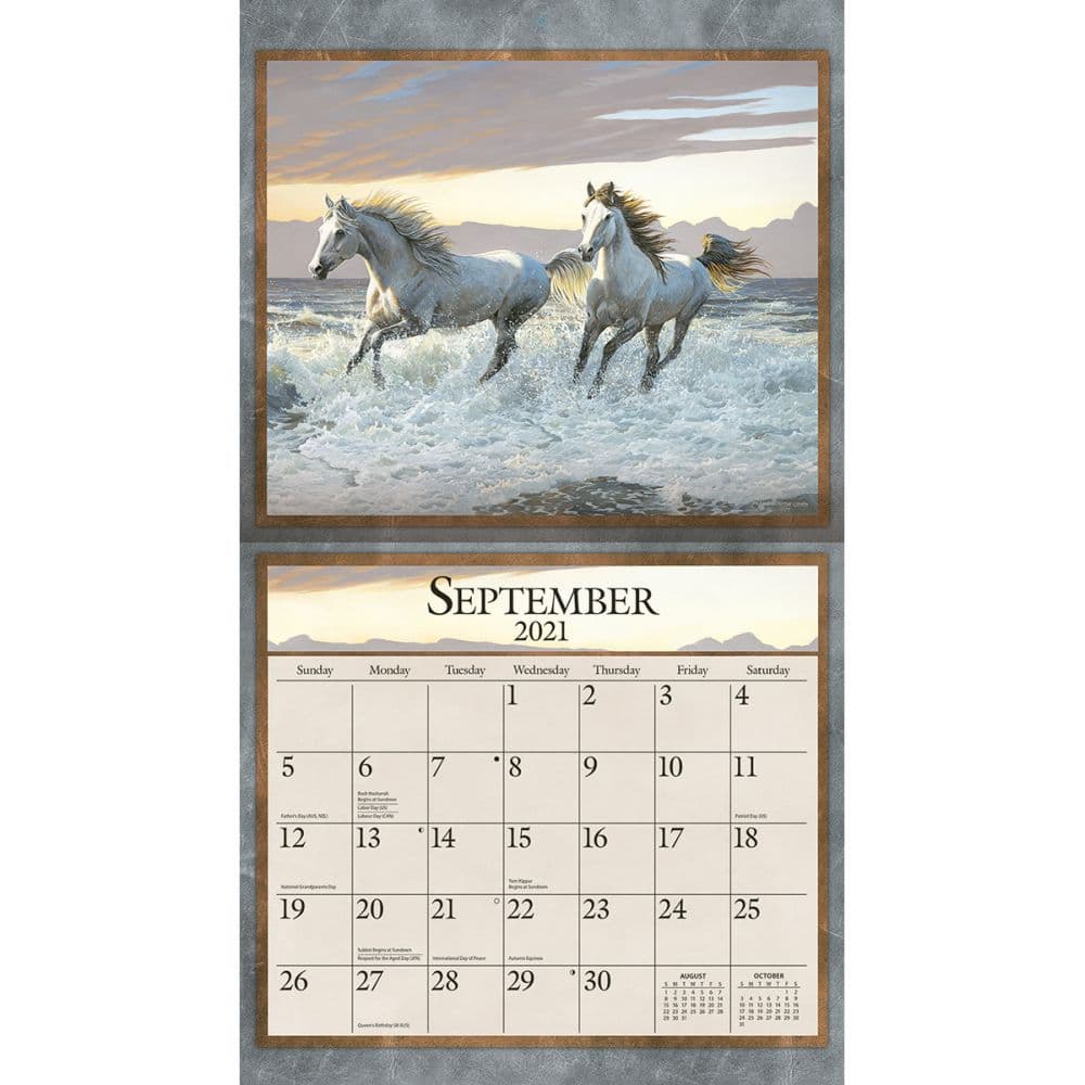 Horses In The Mist 2022 Special Edition Wall Calendar - Calendars.com