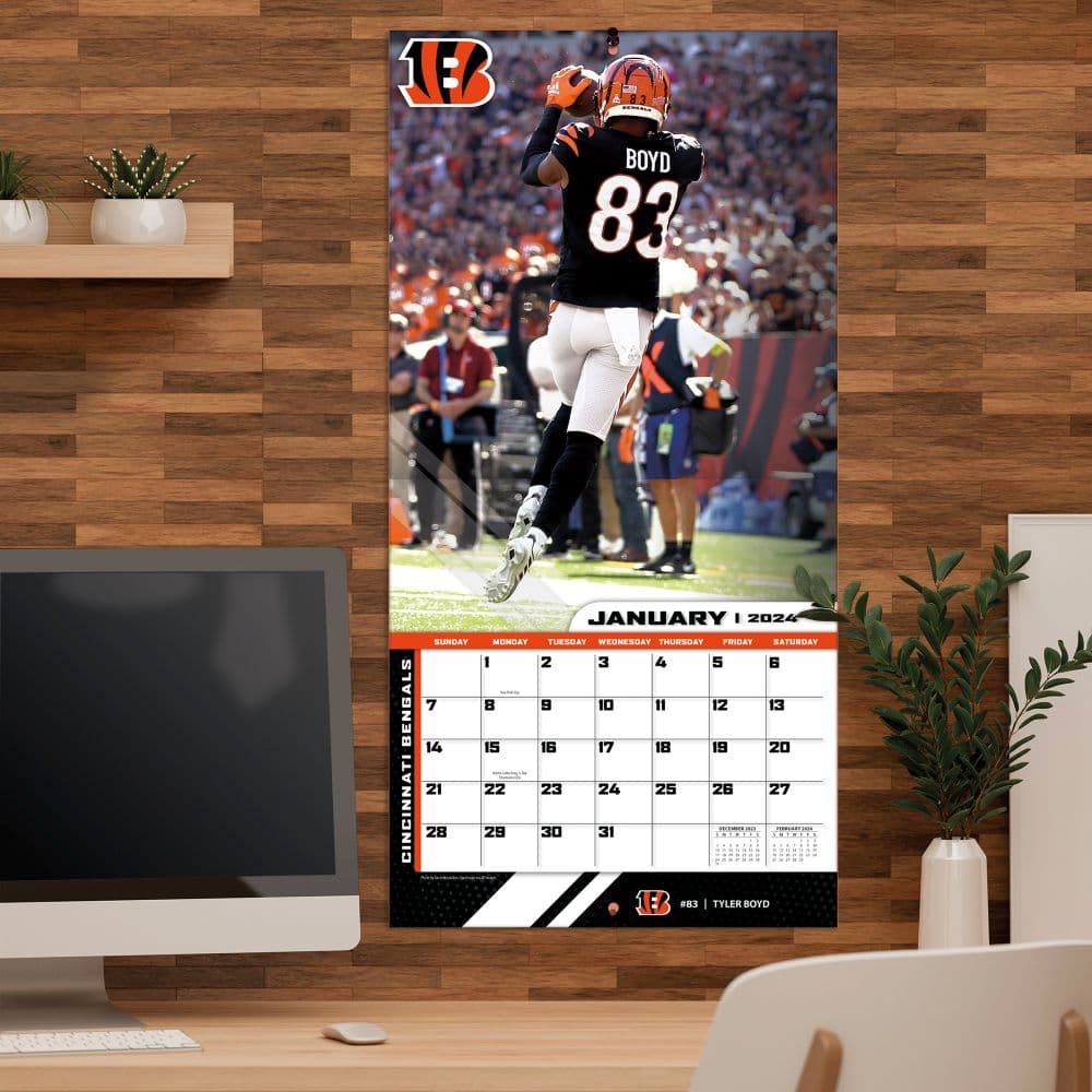 Cincinnati Bengals 2024 Wall Calendar