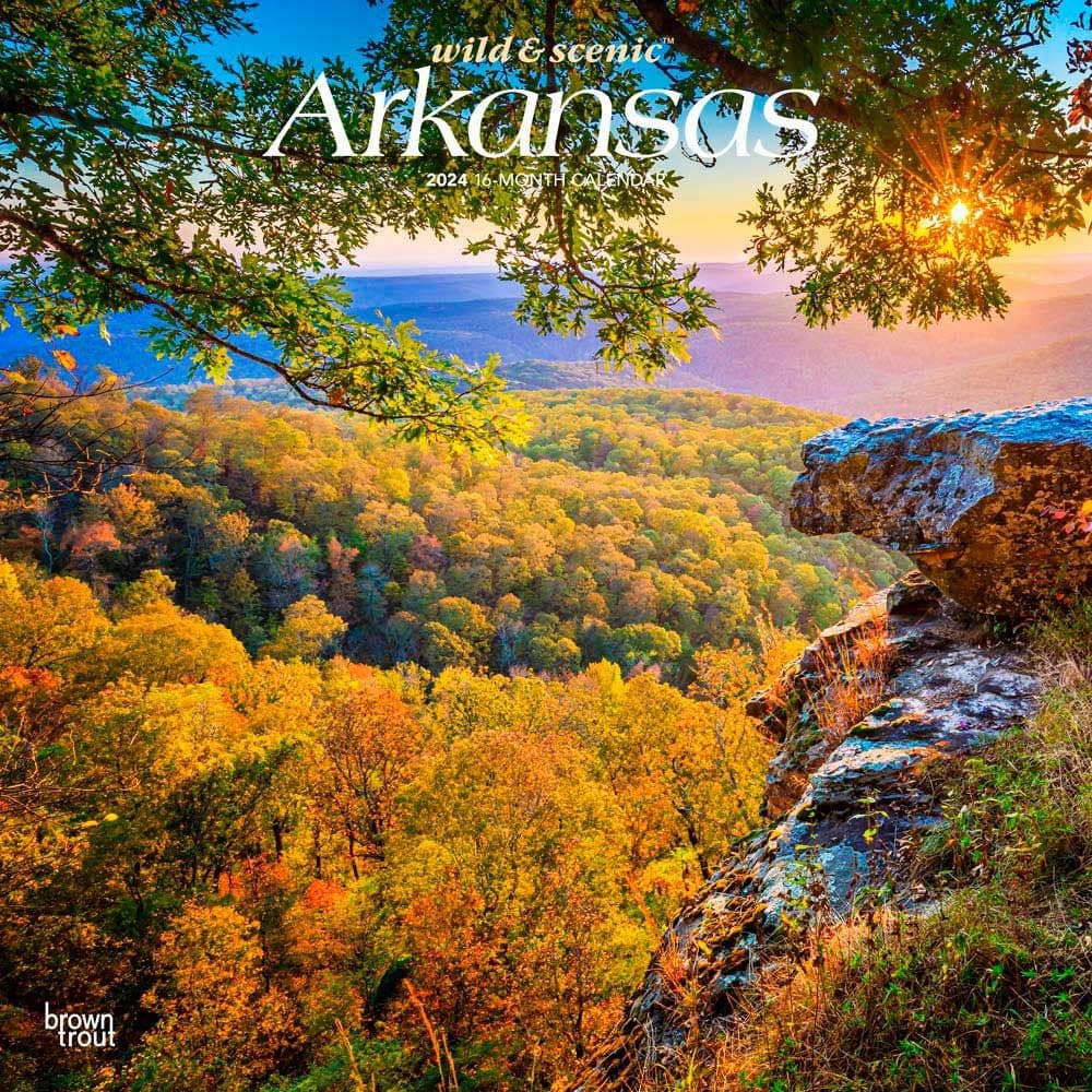 Arkansas Wild and Scenic 2024 Wall Calendar Main Product Image width=&quot;1000&quot; height=&quot;1000&quot;