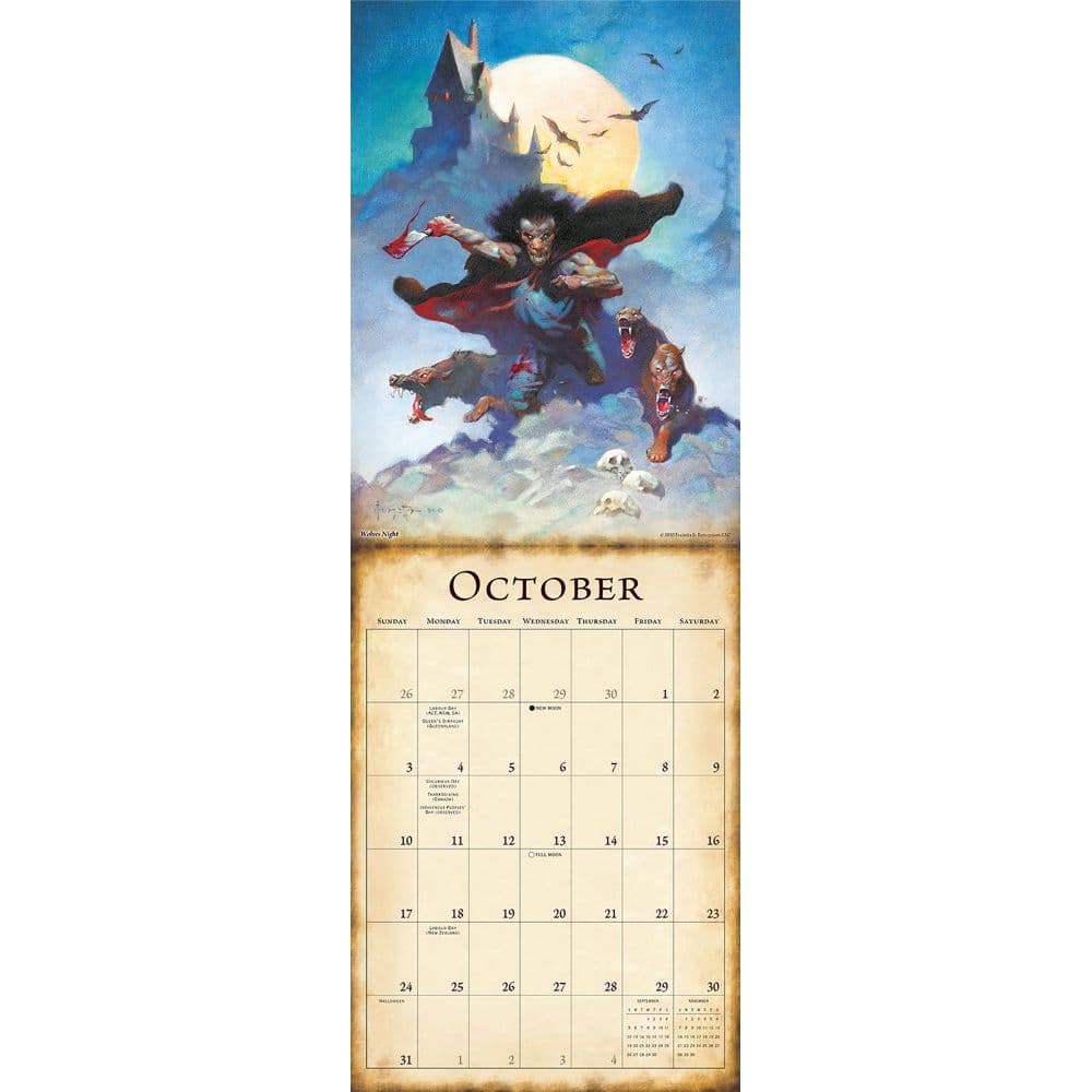 Frazetta Wall Calendar