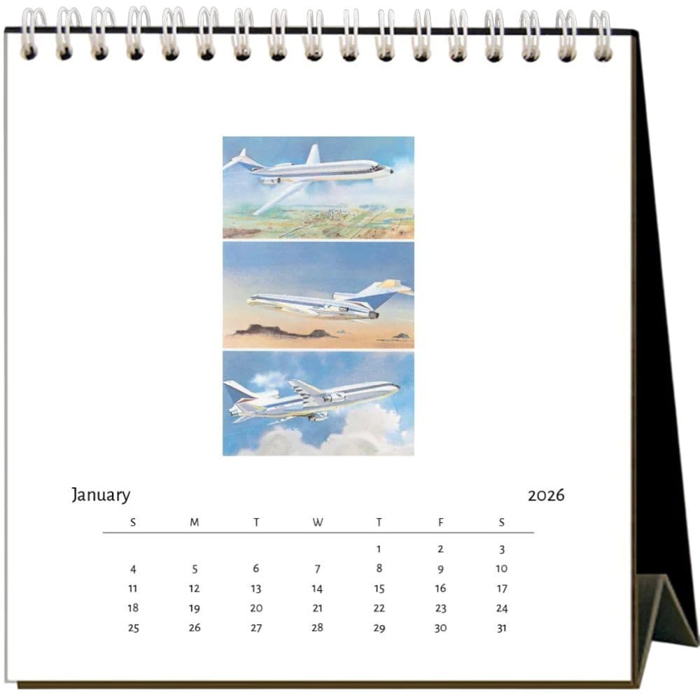 Aviation 2026 Easel Desk Calendar Second Alternate Image