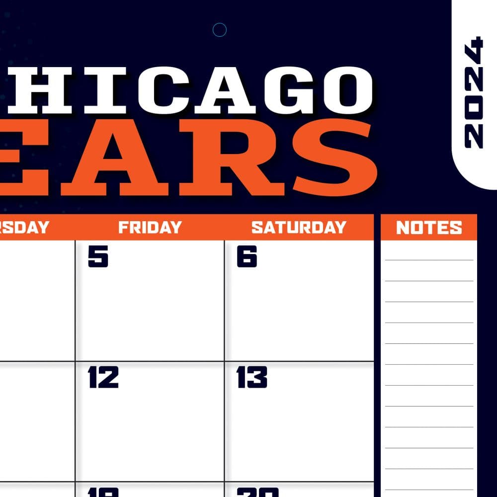 NFL Chicago Bears 2024 Desk Pad Third Alternate Image width=&quot;1000&quot; height=&quot;1000&quot;