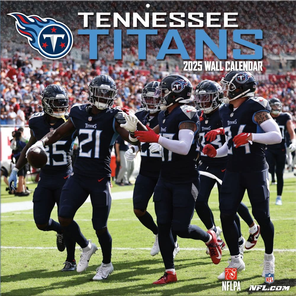 NFL Tennessee Titans 2025 Wall Calendar