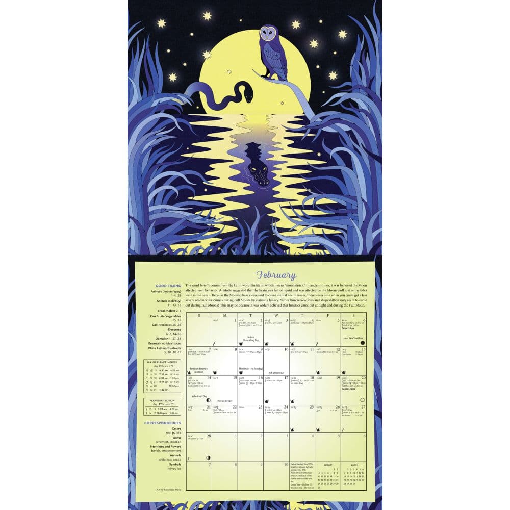 Magical Moon 2027 Wall Calendar Fifth Alternate Image