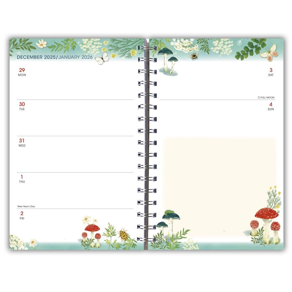 Designer Mushroom Garden Weekly 2026 Planner Third Alternate Image